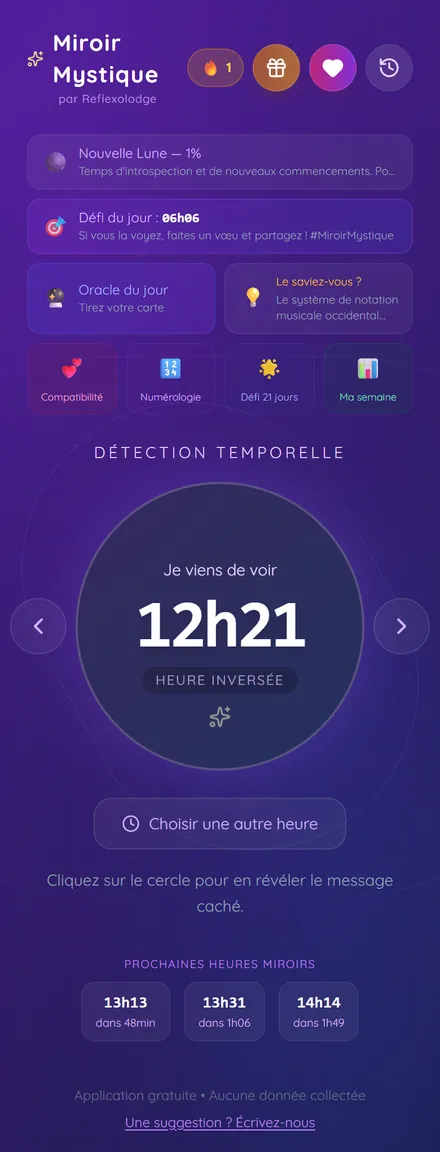 L'écran d'accueil
